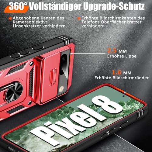 Coque Google Pixel 8 antichoc protégeant l'appareil photo - 3