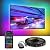 Govee TV LED Backlight,RGBIC Smart LED Strip Lights for 70-80 inch TVs, Bluetooth and Wi-Fi Control, Works with Alexa & Google Assistant, Music Sync, 99+ Scene Modes, Adapter