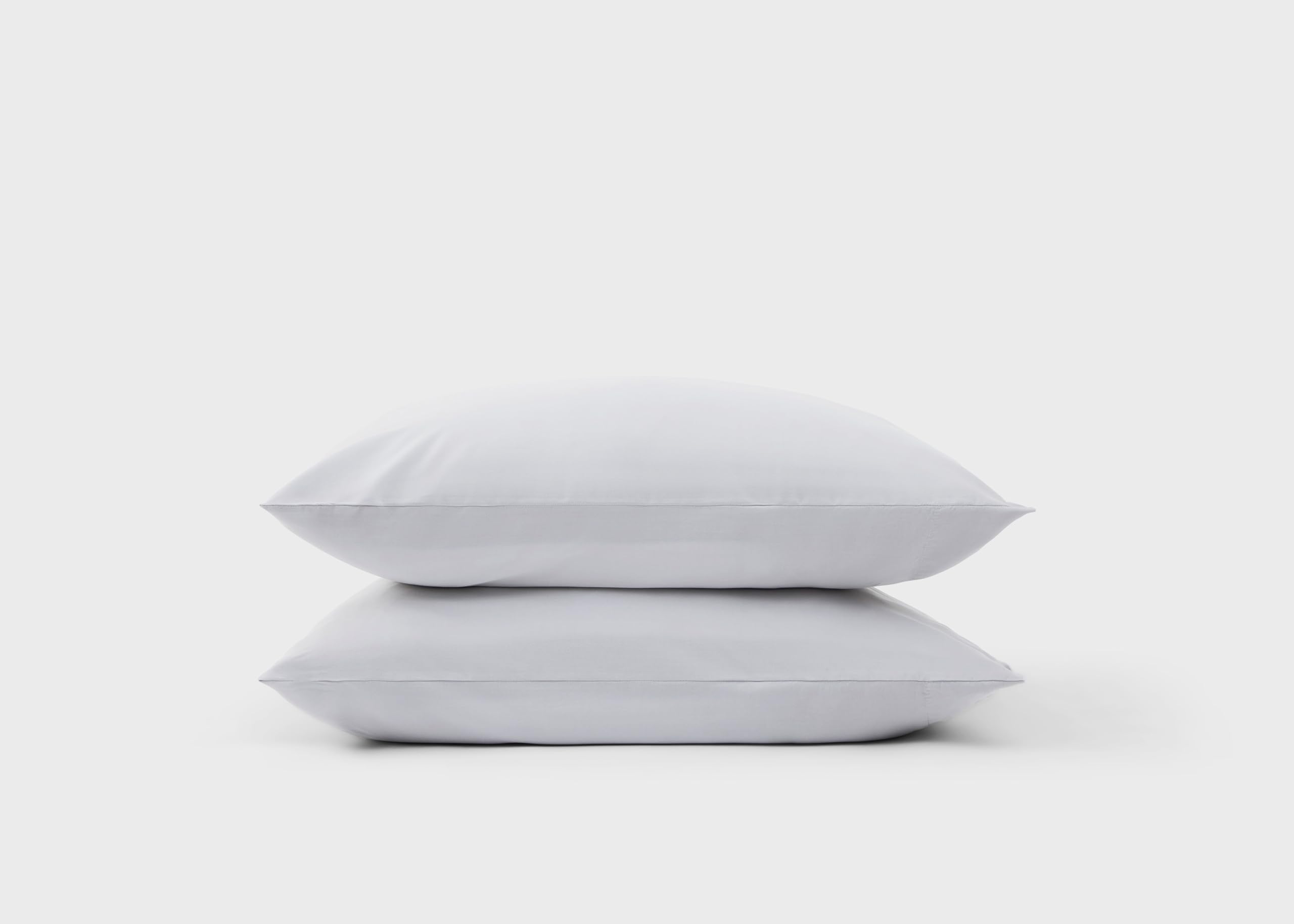 Simba Cloud Grey Brushed Tencel Pillowcase Pair, 50X75cm, Velvety Soft