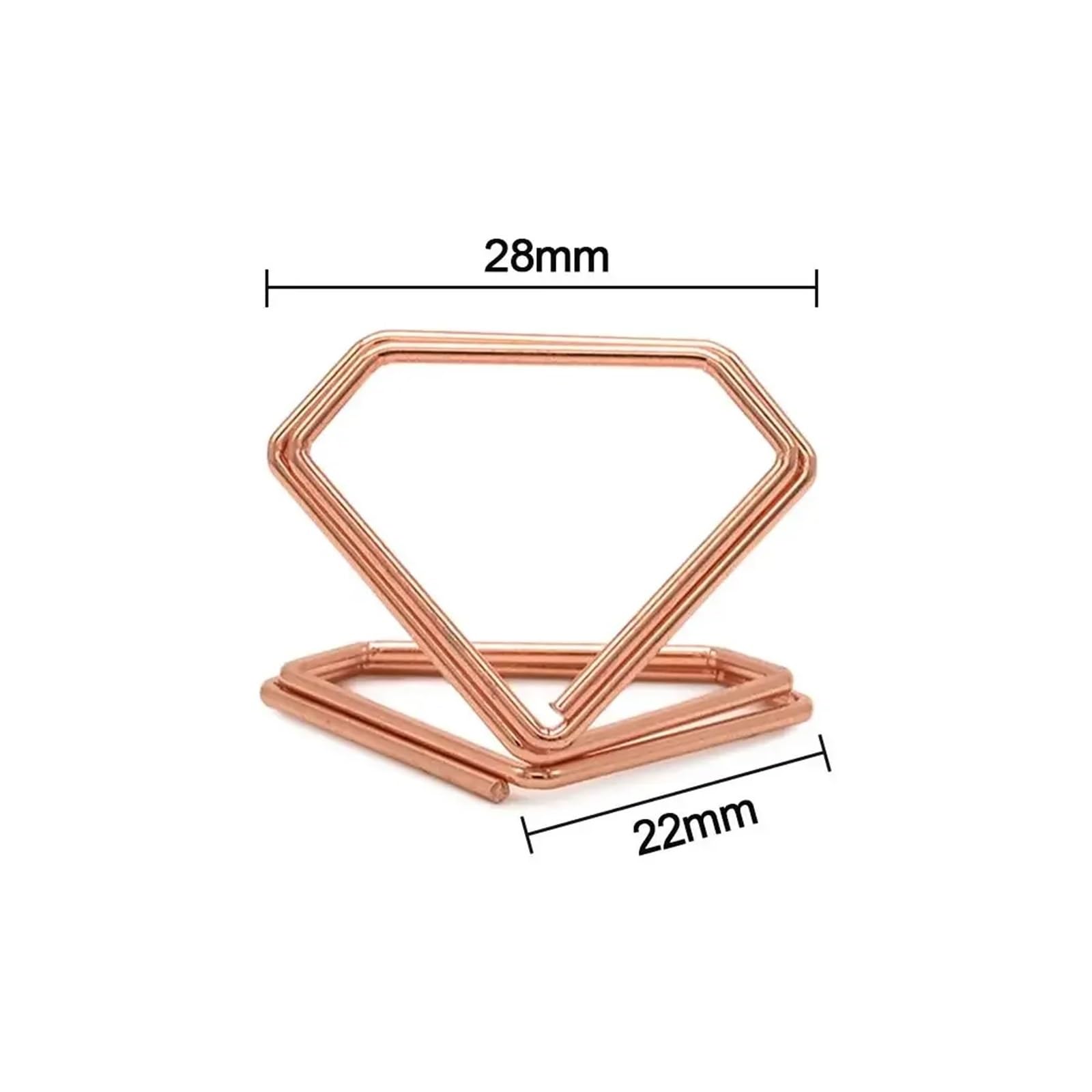Portanumero da tavolo in metallo a forma di diamante