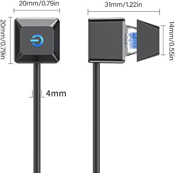 PC Power Button Extension Computer Power Button Desktop Computer Power Switching Extension Cable