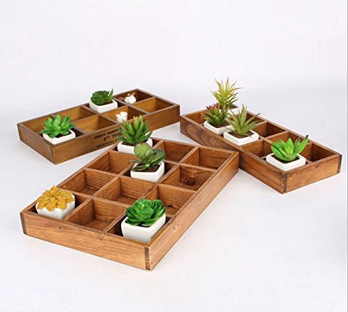 Multi-Functional 12-Grid Vintage Wooden Storage Divider Box Drawer Desk Organizer Tray For Crafts,Flowers, Plants, Jewelry, Supplies From Astra Gourmet #TOP4