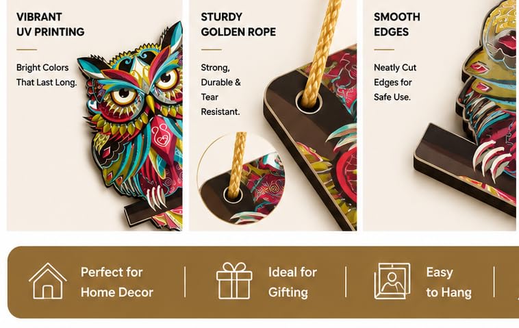 Image of Motivational Quote Wall Hanging for Home Decor | What You Think You Become, What You Feel You Attract, What You Imagine You Create MDF Wooden Wall Art | Office, Living Room & Meditation Decor (WH-18)