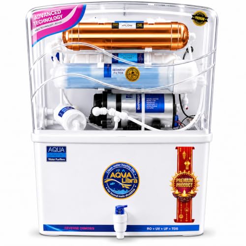 Image of AQUA LIBRA WITH DEVICE Water Purifier, RO + UV + TDS Controller, Active Copper Technology