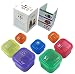 80 Day Equipment - Resistance Loop Exercise Bands with 21 Day Portion Control Container kit - Exercise Guide & Recipes included