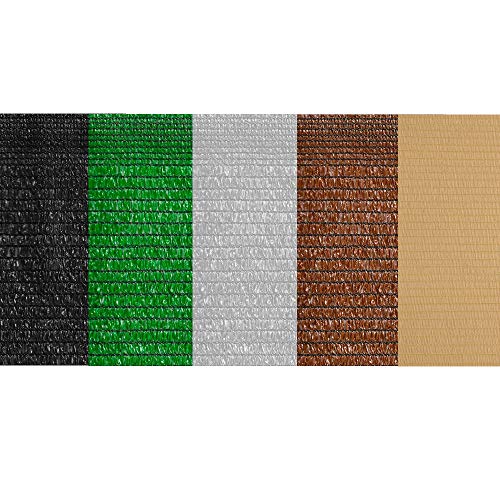 Malla de sombreo 90% o Malla de ocultación para terraza o jardín (2 x 100 mt, Verde)