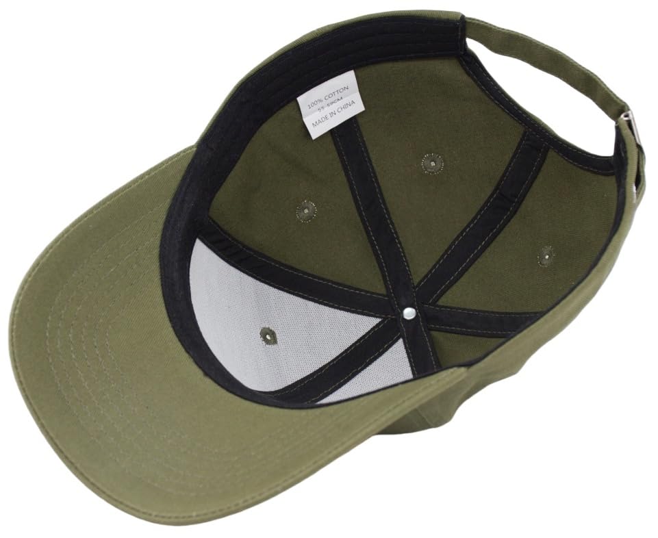 Image of Structured Baseball Dad Hat Fits One Size & XXL - Adjustable Golf Cotton Ball Cap - Plain Blank Casual Caps for Men Women