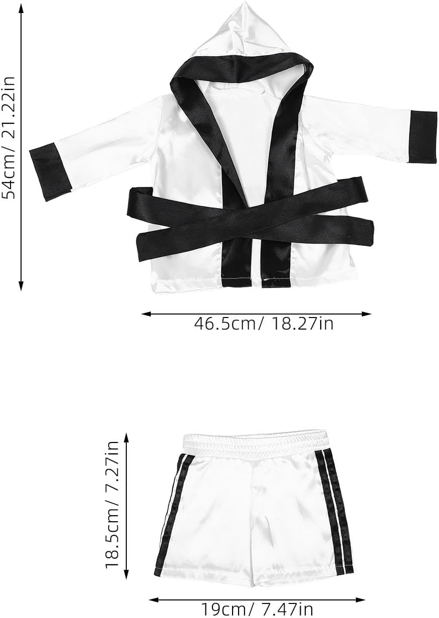 GALPADA 1 Set Baby Boxing Robe Shorts - Newborn Photography Shoot Halloween Cosplay Costume Cute Outfits Boxing Pants For Girl Boy Photo Props