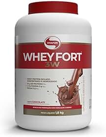 Vitafor - Whey Fort 3W - 1,8Kg - Chocolate, Cor: Branco