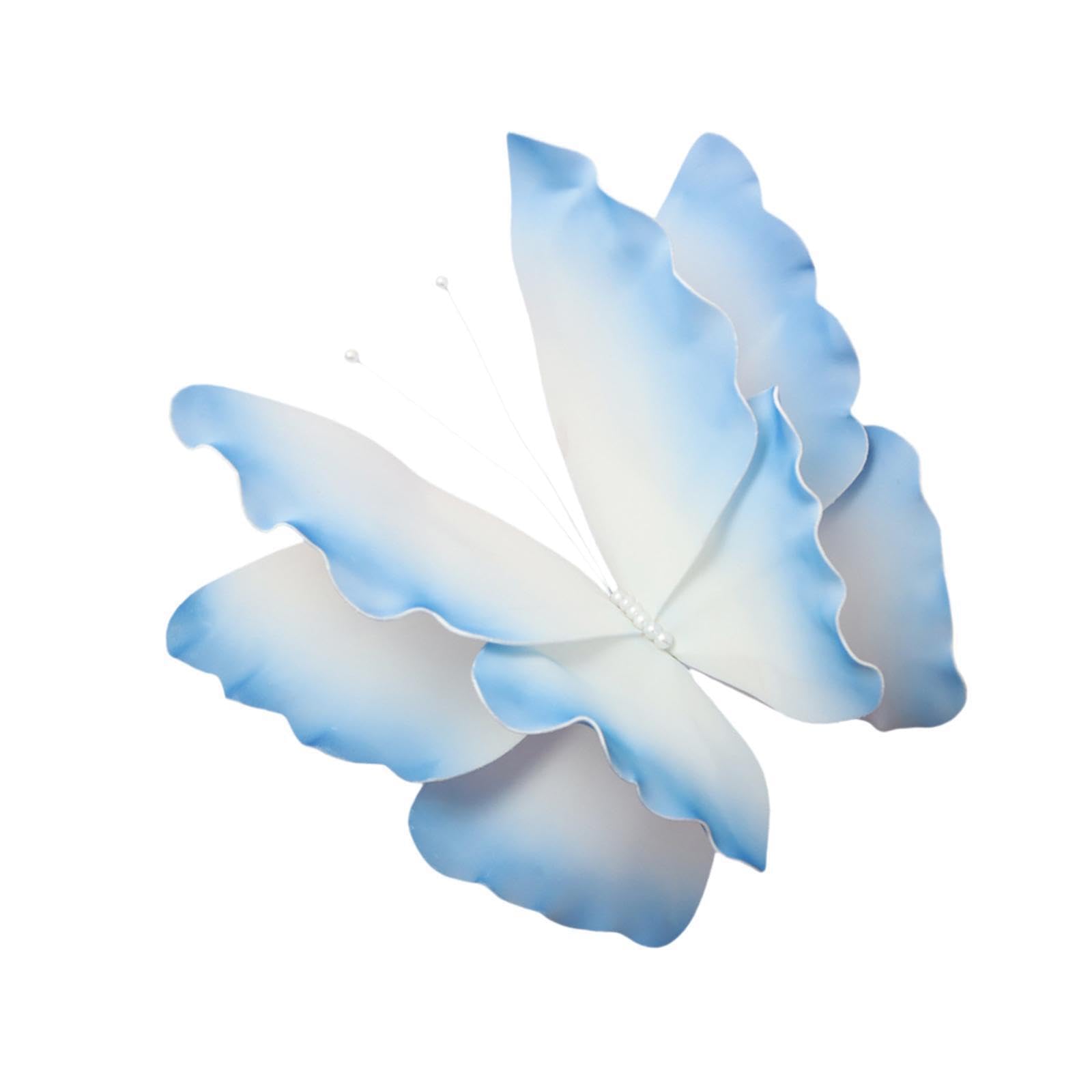 Quxvuis Blue Stunning Giant Butterfly Wedding Party Decor 60Cm Gorgeous Photo Props Enhancing Special Moments Stunning Artificial Butterfly Is For Wedding Parties, 60Cm
