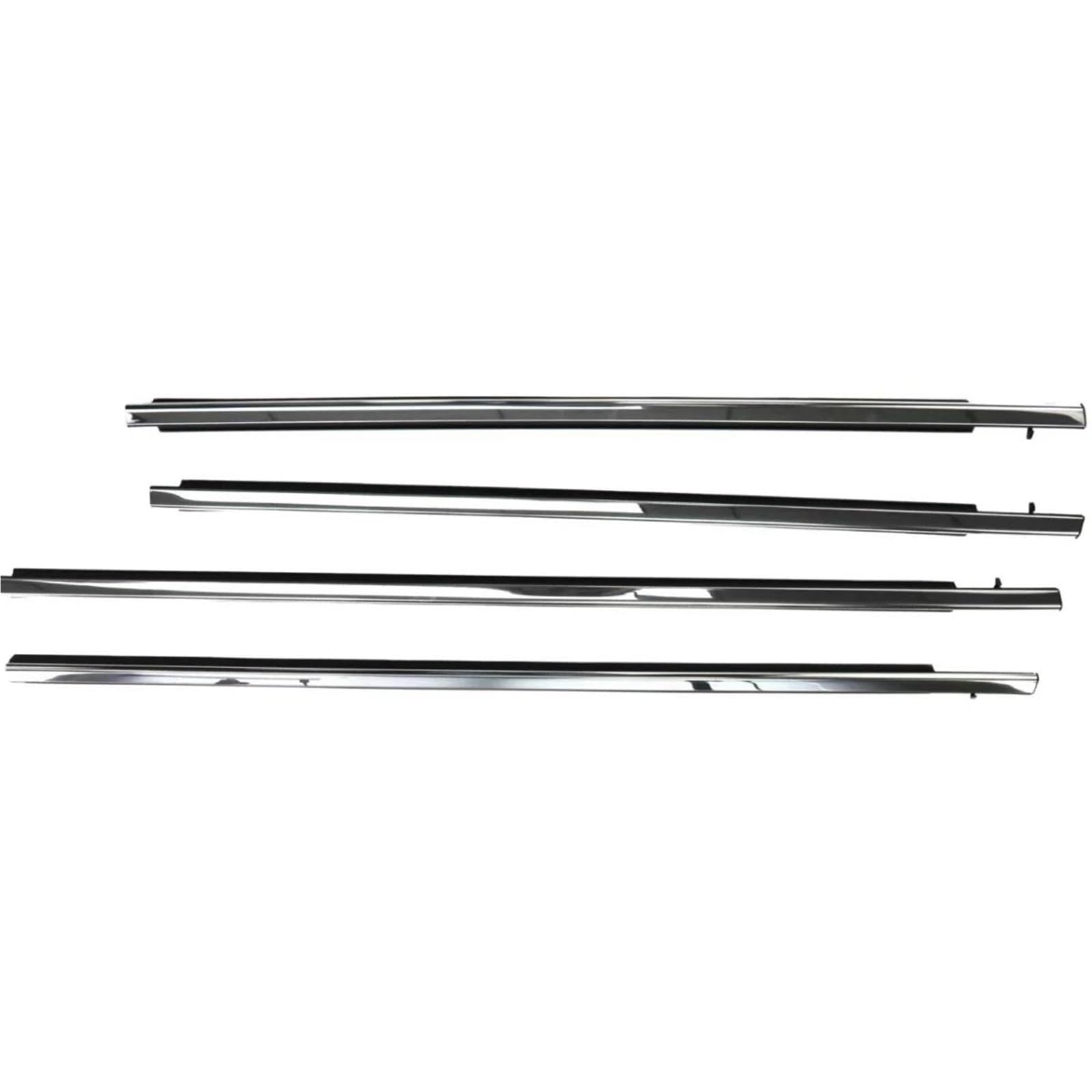 One Color Car Window Rubber Seal For Lexus Es300/350 2018+ 75720-33190 75710-33190 75740-33190 Chrome Car Window Weatherstrip Window Weatherstrip