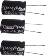 5 X CONDENSATEUR CHIMIQUE ÉLECTROLYTIQUE 220µF 220uF 10V -40 105°C - Foto 11