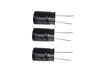 2200uF 35V 16X25 +/-20% -40 to +105C 10 PCS Aluminum Electrolytic Capacitors