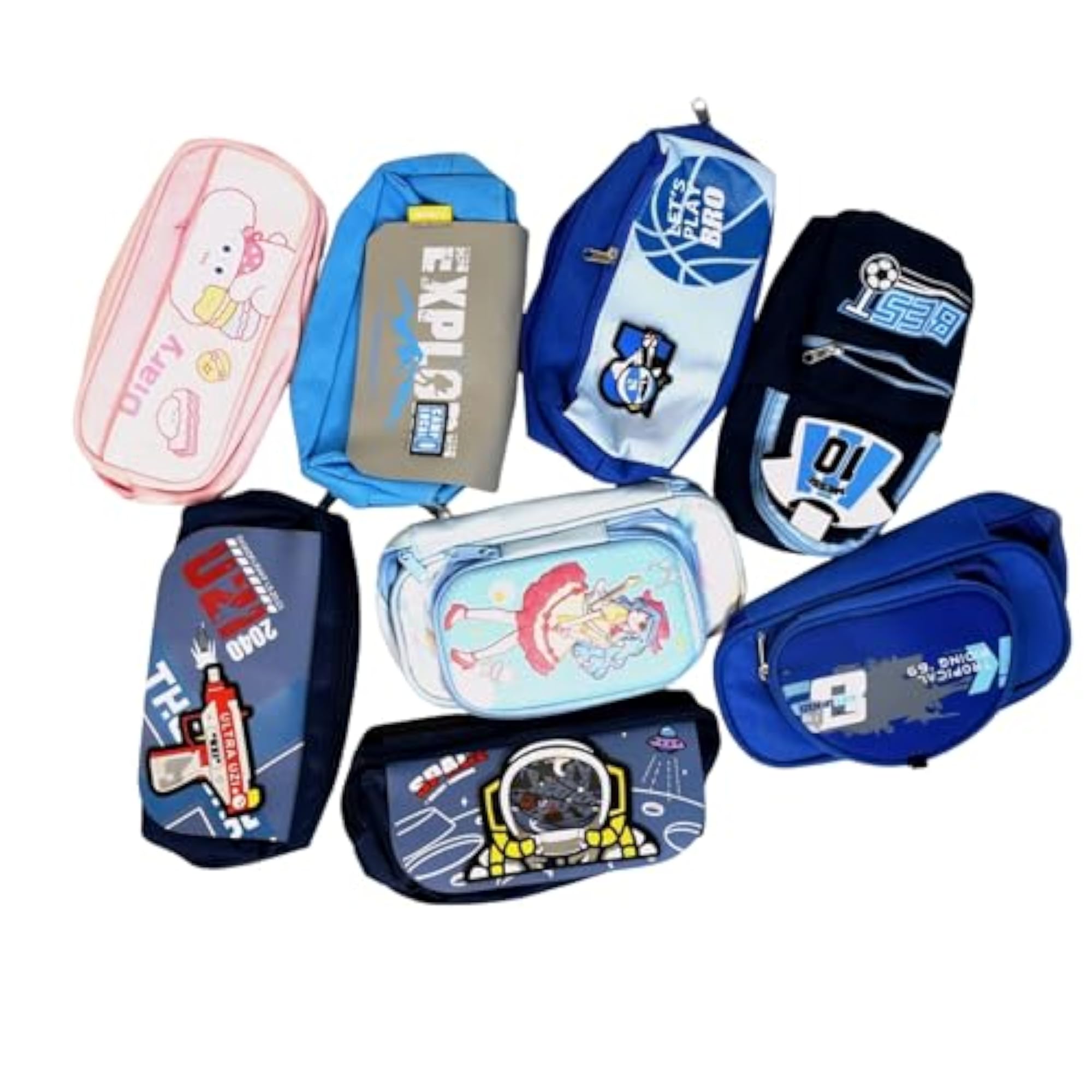 Stylish Portable Pencil Pouch for Boys and Girls