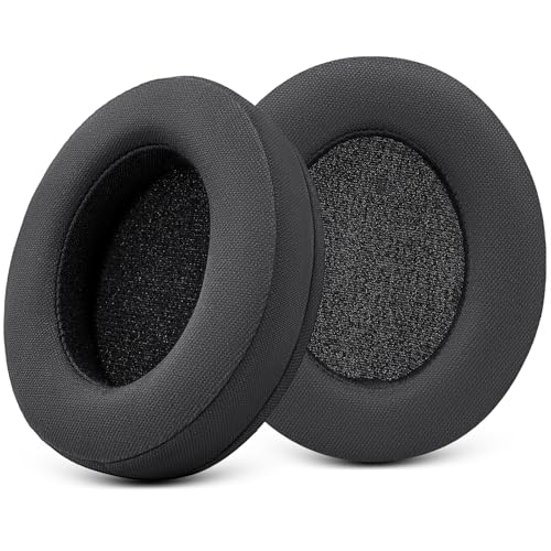 GEVO Ear Pads Replacement Compatible for Philips SHP9500/SHP9500S Over-Ear Headphones, Earpads Ear Cushions for SHP9500/SHP9500S with Memory Foam and Noise Isolation (Mesh Black)