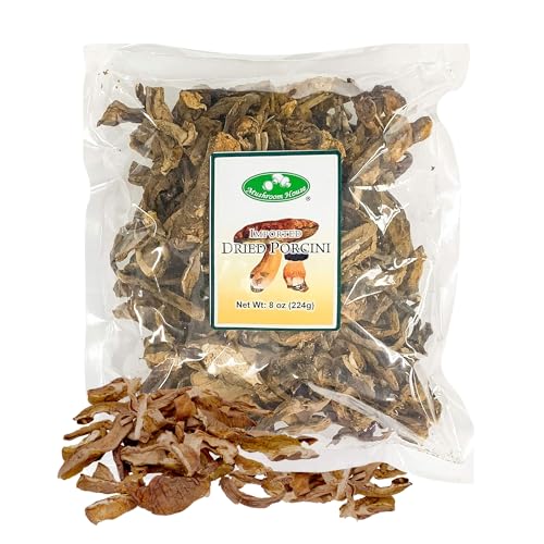Mushroom House Mushroom Bag, Dried Porcini, 8 Ounce