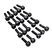 50pcs M2 x 6mm Black Alloy Steel Allen Hex Socket Cap Head Screw DIN912