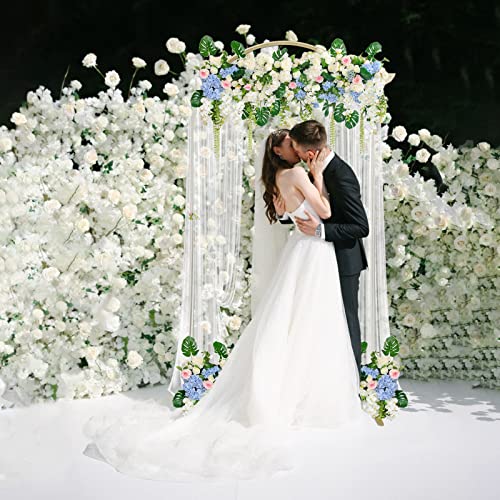 6.6Ft Gold Aluminum Arch Backdrop Stand, Square Balloon Arch Stand Wedding Frame For Birthday Party, Baby Shower, And Ceremony Decoration #TOP5