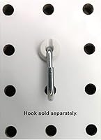 Vista 2 de Cierres para tablero de clavijas 50 piezas (1/8 pulgada, Blanco)