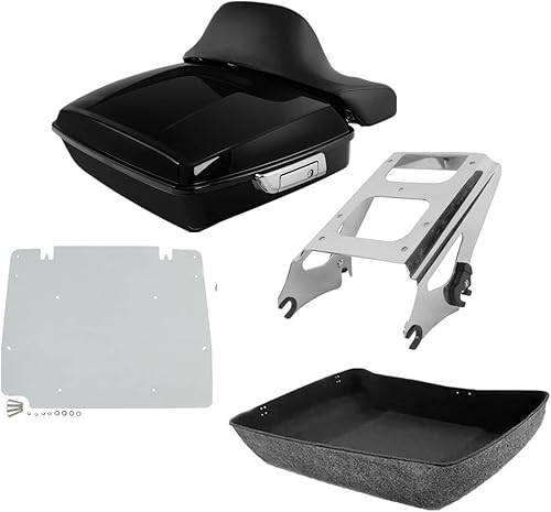 TCMT Chopped Tour Pack Respaldo de maletero Placa base de montaje para Harley Touring Road Street Electra Glide Road King 2009-2013