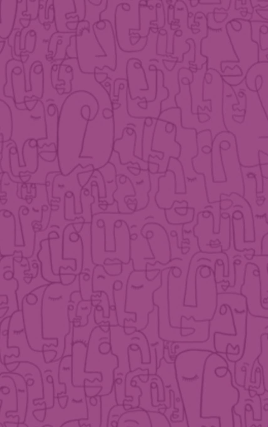 Faces Dotted Notebook (Purple)