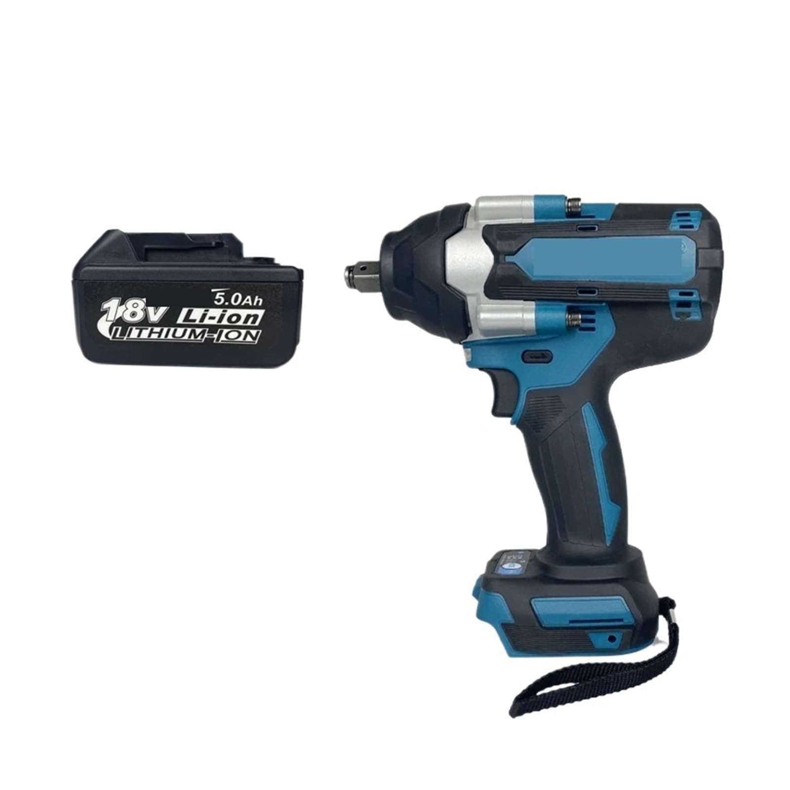 Llave de Impacto Llave De Impacto Eléctrica Sin Escobillas De Alto Par, 1800N.m, Llave Recargable, Inalámbrica For Batería De 18v(1x5.0Ah Bat Carton)