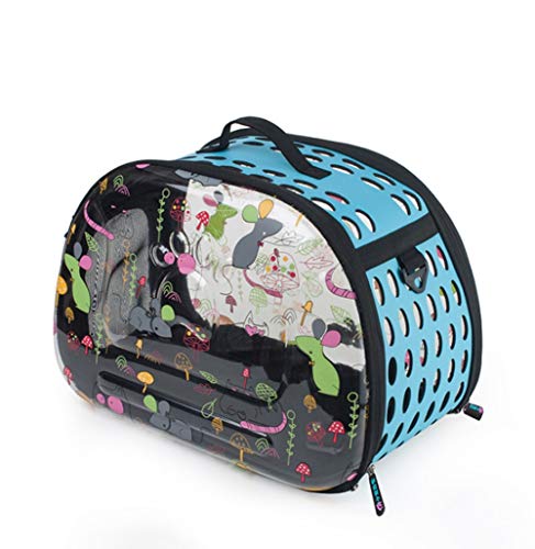 Sac à dos chat capsule spatiale bleu pour sorties et voyages - 2