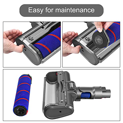 MoPei Cabezal de Limpieza de Rodillo Suave para Aspiradora Dyson V7 V8 V10 V11