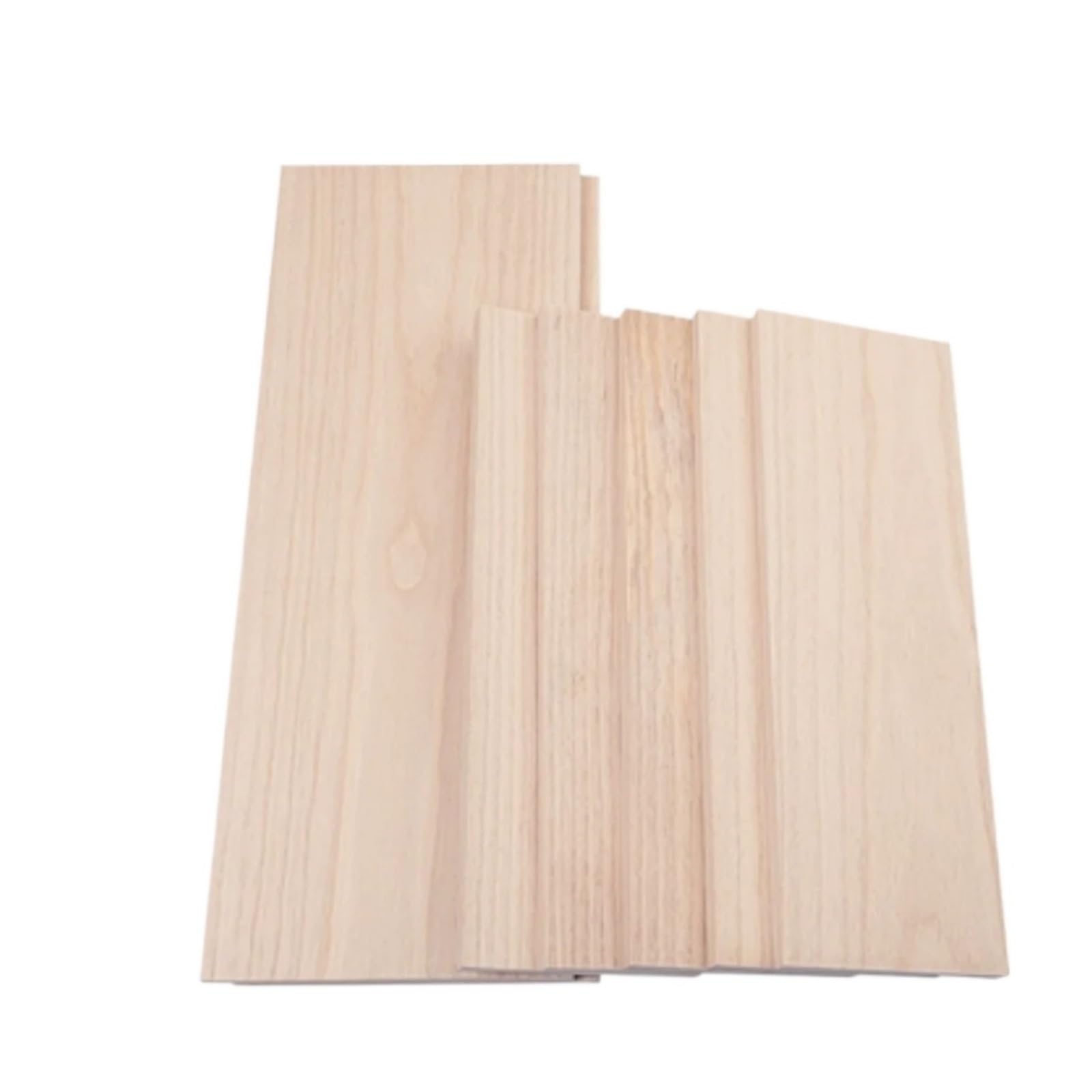 Assi di legno sottili grezze Pannelli impiallacciati in legno di Paulownia non finiti 200x100mm 3-5-8-10-15mm Confezione da 5 for fai da te(10mm)