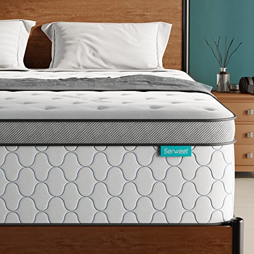 Serweet-8-Inch-Memory-Foam-Hybrid-Queen-Mattress-5-Zone-Pocket-Innersprings-Motion-Isolation-Heavier-Coils-for-Durable-Support-Pressure-Relieving-Medium-Firm-Made-in-North-America
