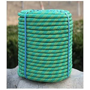 Touw Veiligheidstouw 10mm/12mm/14mm/16mm Groen, Outdoor Adventure Safety Protection Rope, Klimtouw Vuurvast Nylon Touw…