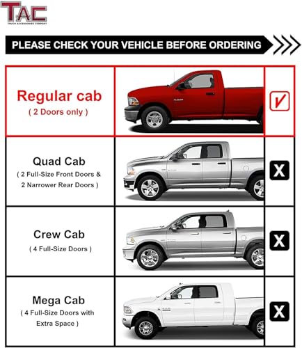 Estribos Laterales TAC para Dodge Ram 2002-2009 Negro miniatura 3
