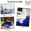 Arf Pets Dog Self Cooling Mat 11.5 x 15.5, Pad for Kennels, Crates and Beds, Non-Toxic, Durable Solid Cooling Gel Material. No Refrigeration or Electricity Needed, Ex-Small
