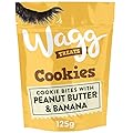 Wagg Peanut Butter Banana Cookie Dog Treats 125g, pack of 7