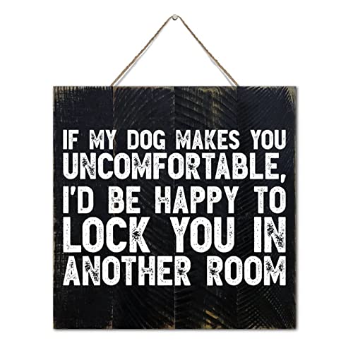 Panneau bois chien déco murale rustique pour chalet et salon chaleureux