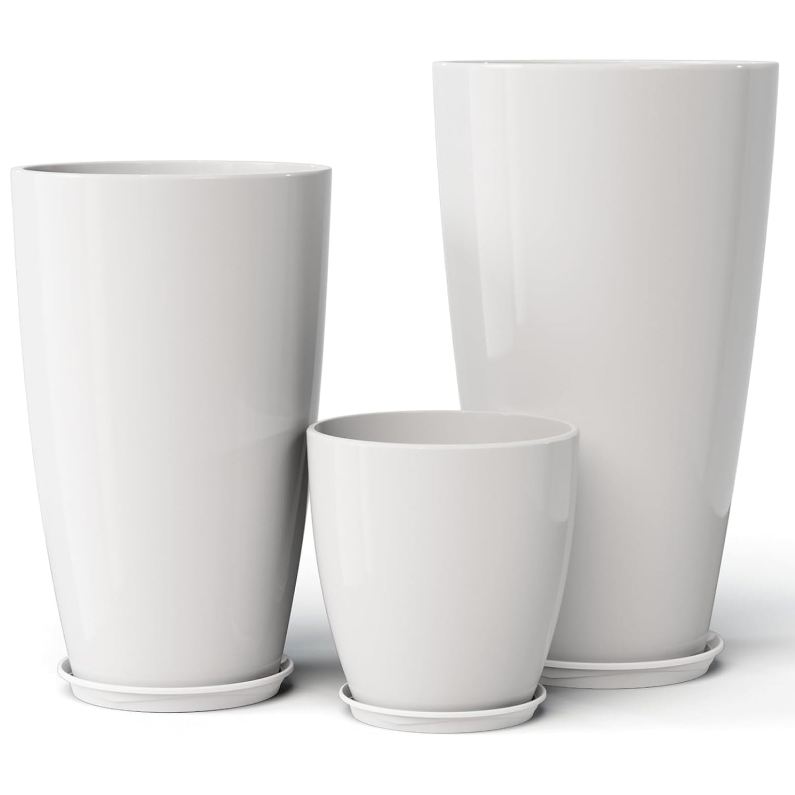 QCQHDU Set of 3 Large Planters