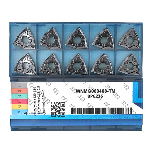 CDBP WNMG 432 Carbide Inserts for Steel, 10 pcs