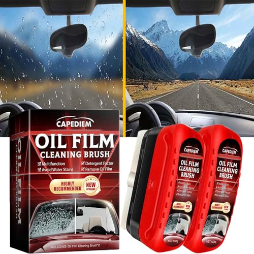 CAPEDIEM 2025 NEW Fululuer Automotive Oil Film Cleaning Brush for Car Windows,...