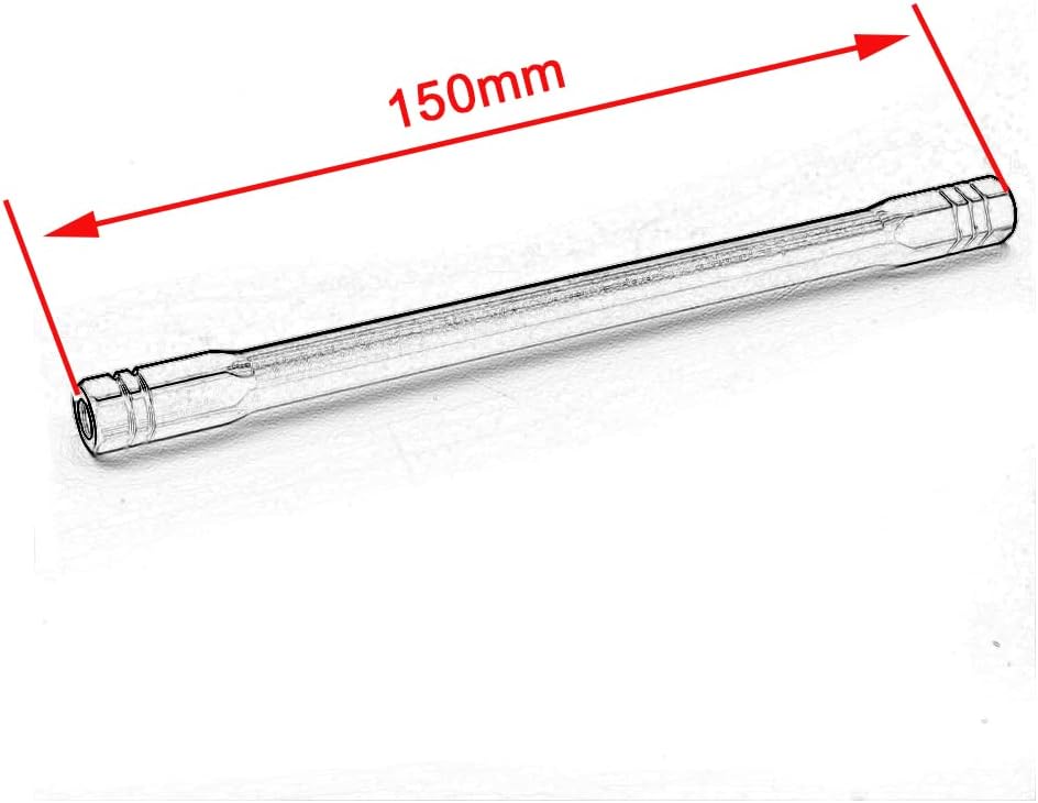 150mm CNC Motorcycle Shift Rod Linkage Tie Rod Ends Adjustable Position Rearsets Universal Black