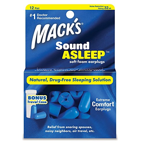 MACK'S® SoundAsleep Ohrstöpsel, weicher Schaumstoff, 12 Paar