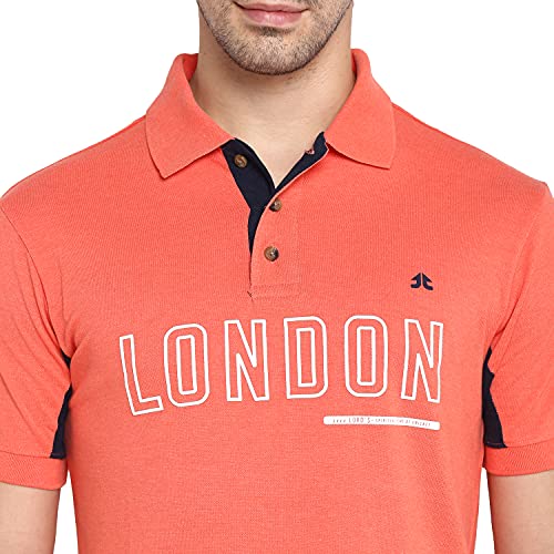 Image of OFF LIMITS Mens PCP London Orange Polo Tshirt