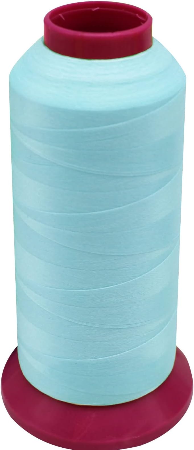 Glow in The Dark Polyester Thread Embroidery Machine Thread 1000 Yards Each Spool for Embroidery, Quilting, Sewing Machine, DIY Arts Crafts Light Blue
