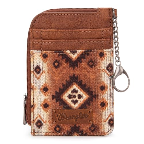 Image of Wrangler Western Card Wallet for Women Aztec Credit Card Holder for Women