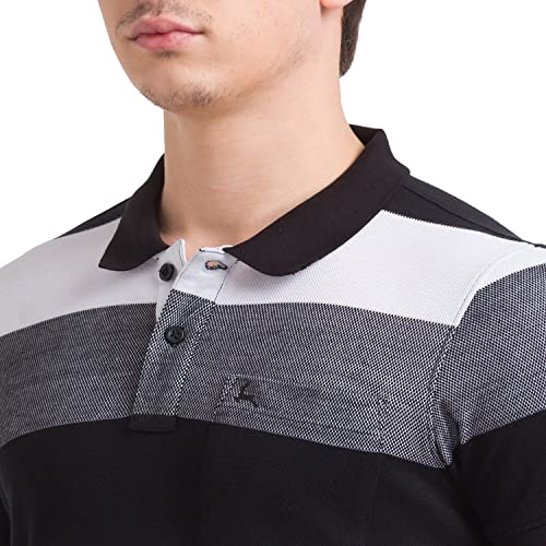 Image of Parx Cotton Black T-Shirt for Men