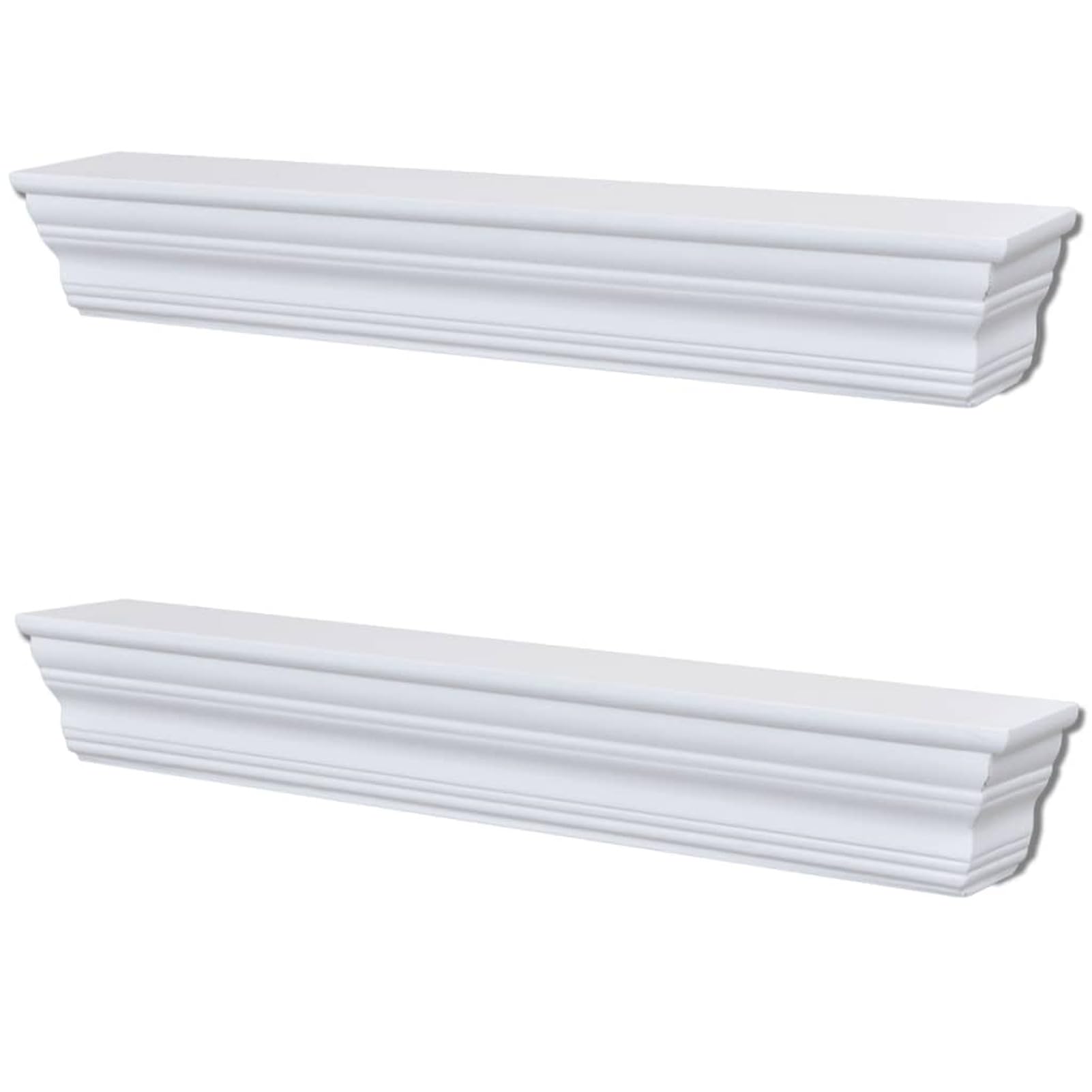 estanterías de Pared Blancas Aaliyah 2 Unidades, Estanteria Pared, Estanteria Baño, Balda Pared, Baldas Flotantes, Estante Cocina, Baldas Cocina,