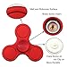 Uharbour ElitePro Prime Anti Stress Hand Toy Fidget Tri-Spinner, Apple Red, Mute Bearing, for Kids.