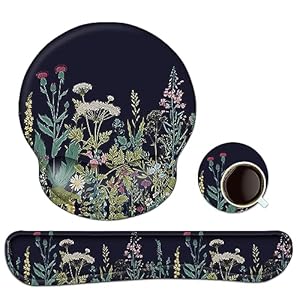 Newplenty MKY+C 3er-Set Florales Handgelenkauflage