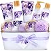 Bath Spa Gift Basket, Body & Earth Bath Gift Set 12 Pcs Lavender Scented, Includes Shower Gel, Bubble Bath, Bath Salt, Bath Bomb, Body Lotion and More, Bath and Body Gift Idea for Birthday Christmas
