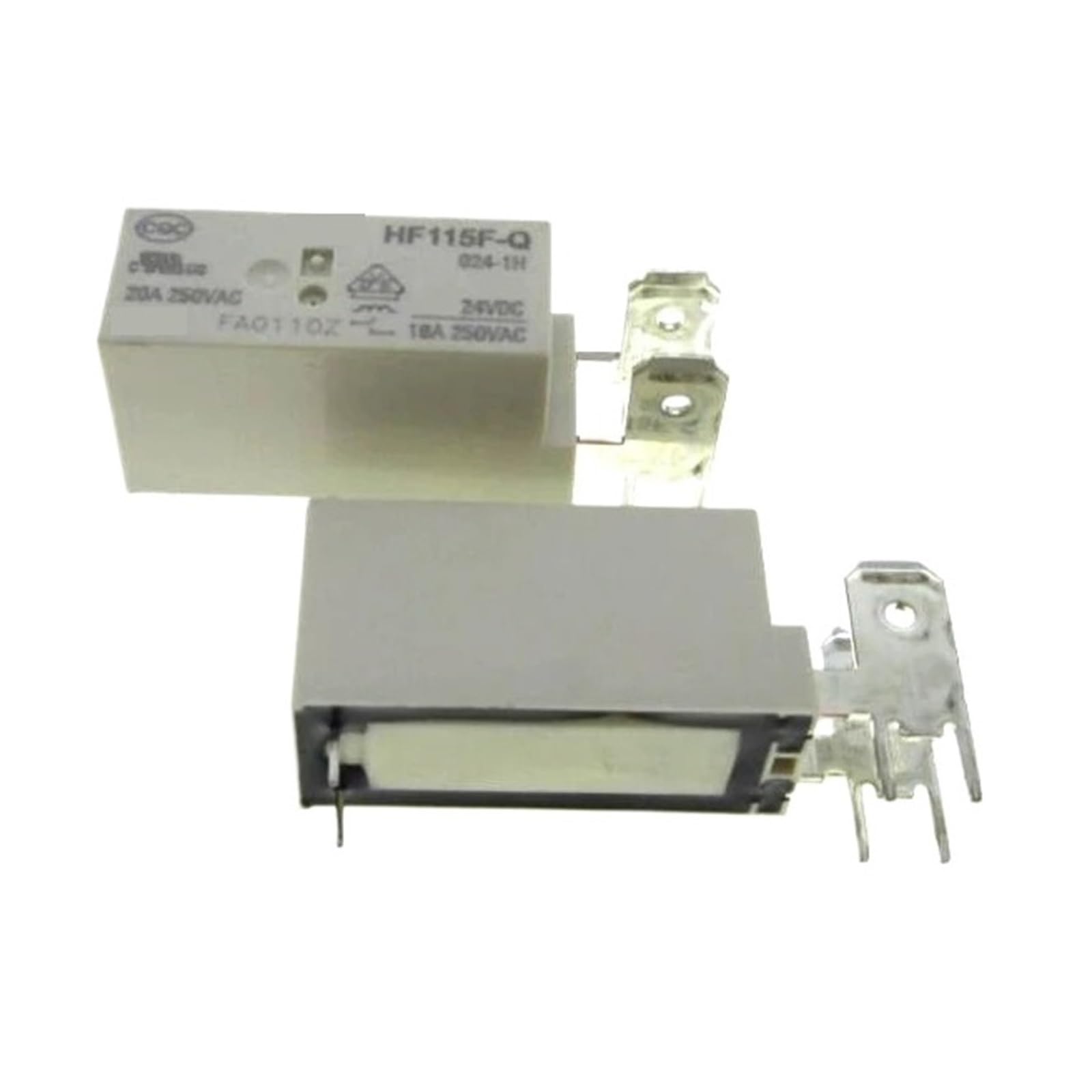 Relais électromécanique HF115F-Q-024-1H 24V 20A pour automatisme
