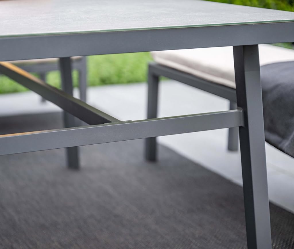 PEGASO Garden Impressions Corsica Lounge Dining Set - 4-TLG. | Aluminium Gartenmöbel wetterfest